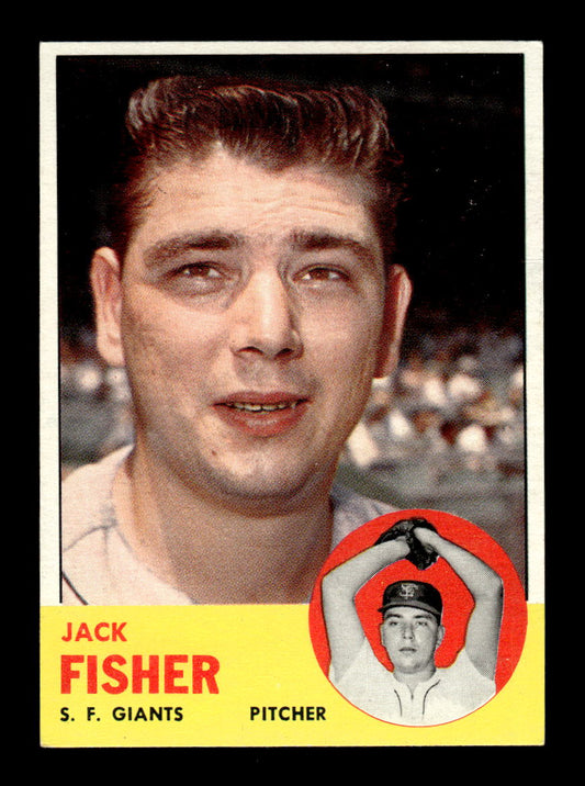 1963 Topps #474 Jack Fisher Semi High Excellent HOF-10003293