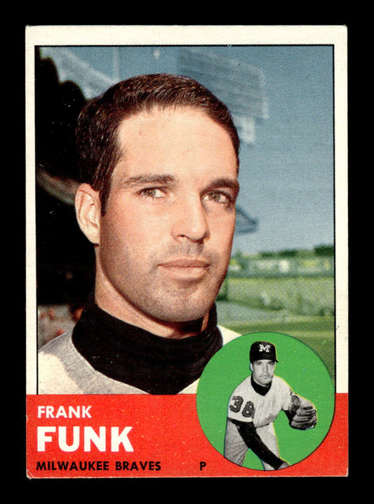 1963 Topps #476 Frank Funk Semi High Excellent HOF-10003295