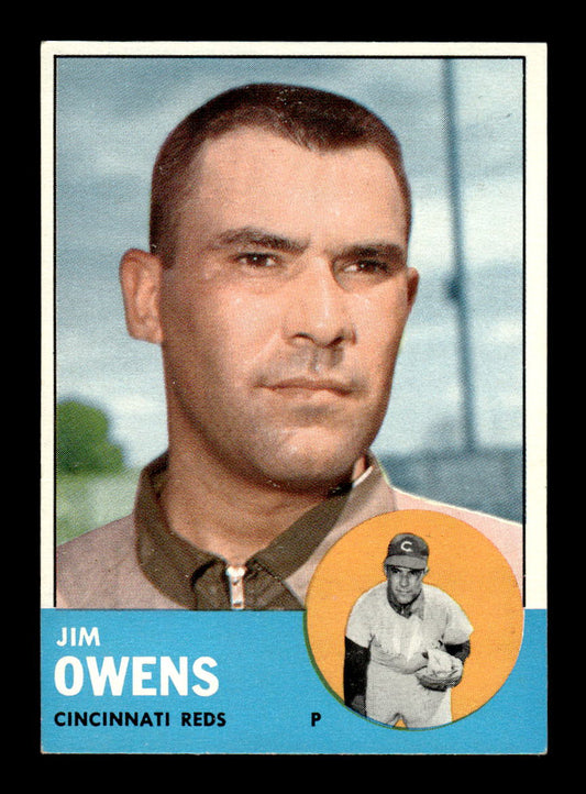 1963 Topps #483 Jim Owens Semi High Excellent HOF-10003300