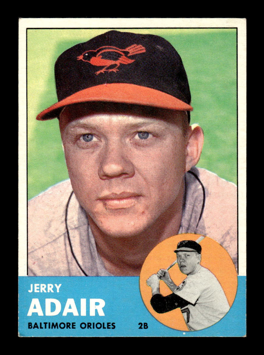 1963 Topps #488 Jerry Adair Semi High Excellent HOF-10003303