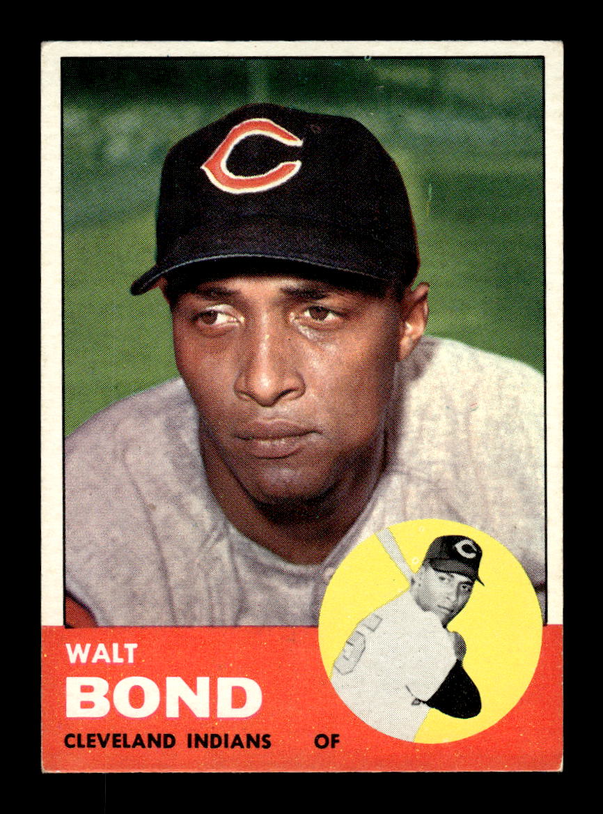 1963 Topps #493 Walt Bond Semi High Excellent HOF-10003307