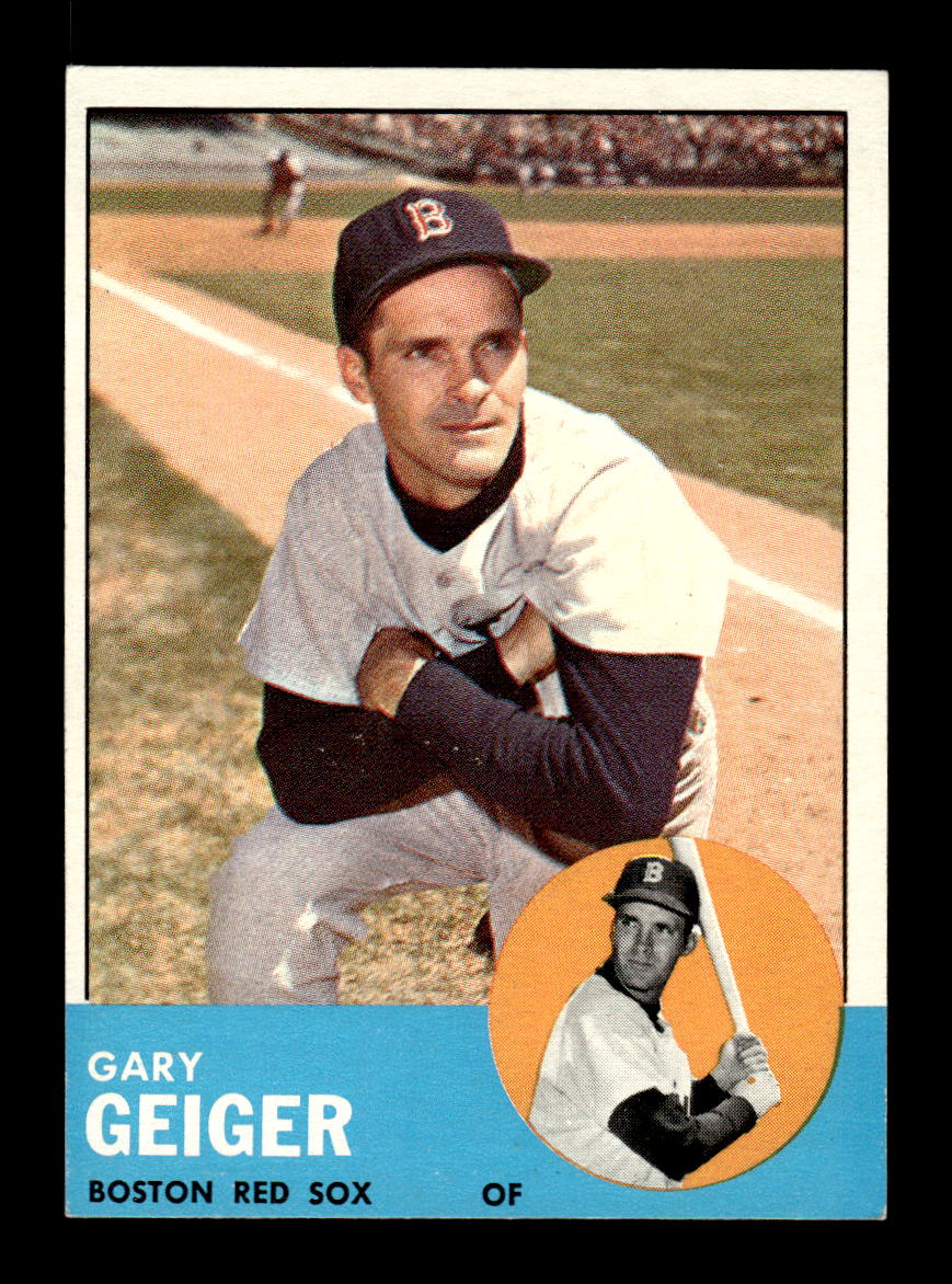 Geiger Card 1963 Topps #513 Gary Geiger Semi High Excellent HOF-10003322 – Hall of ...