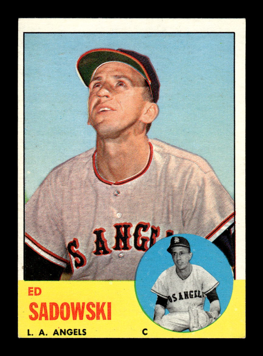 1963 Topps #527 Ed Sadowski - High # Excellent HOF-10003331