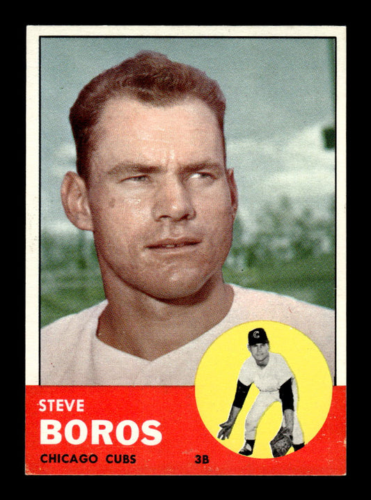 1963 Topps #532 Steve Boros - High # Excellent HOF-10003336