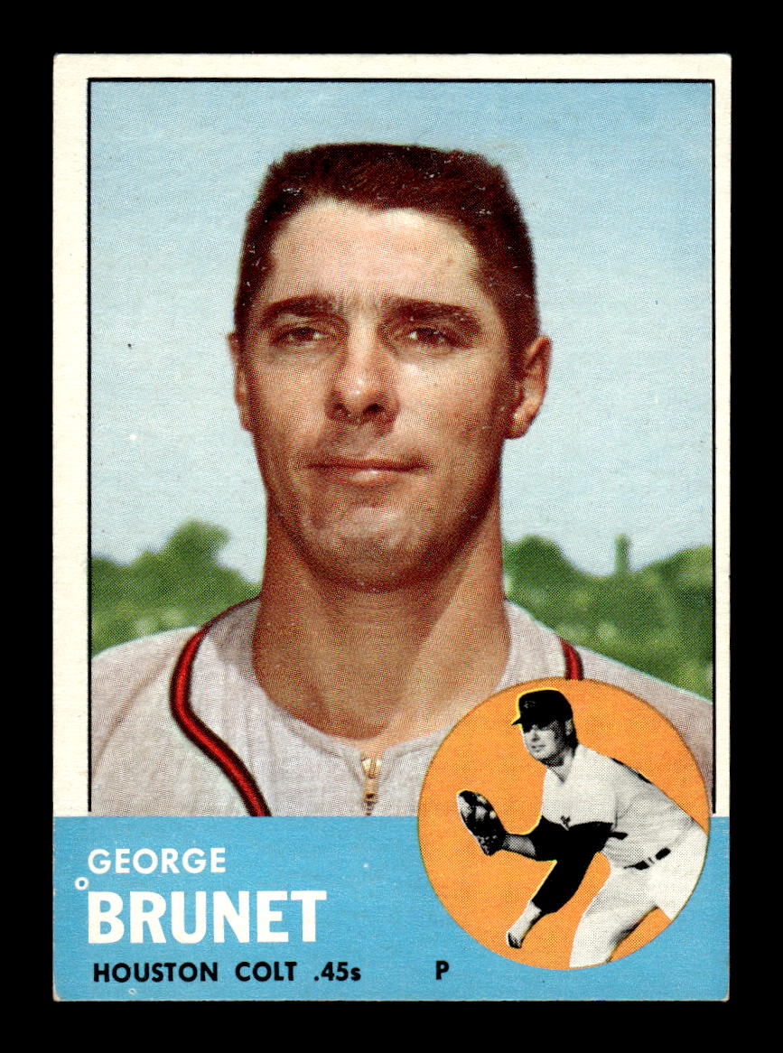 1963 Topps #538 George Brunet - High # Excellent HOF-10003341