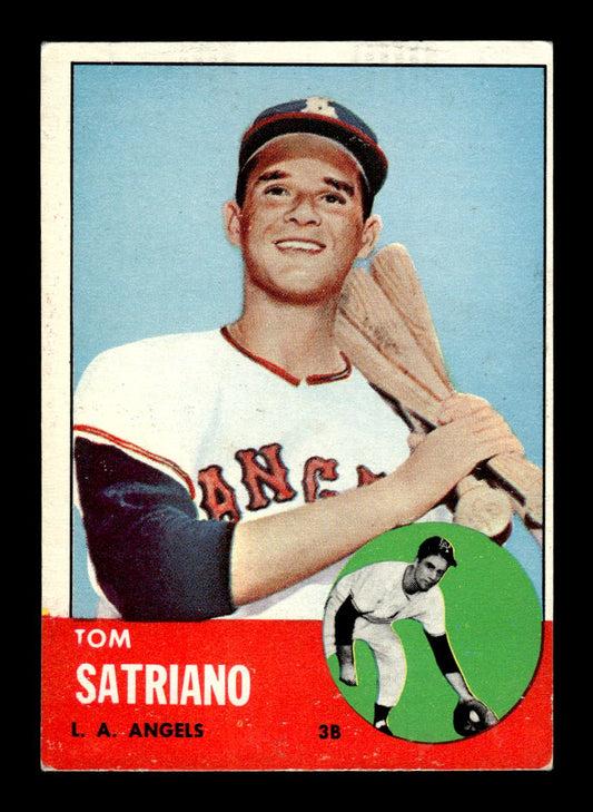 1963 Topps #548 Tom Satriano - High # Excellent HOF-10003349