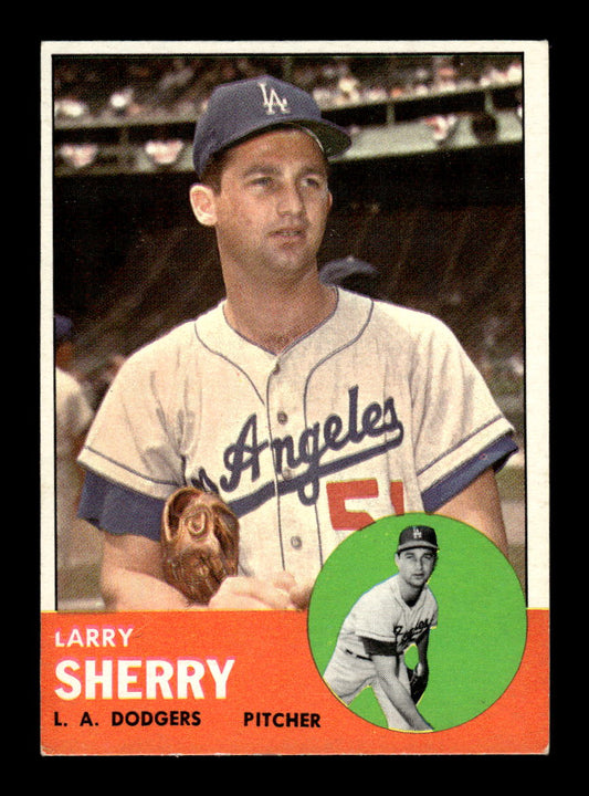 1963 Topps #565 Larry Sherry - High # Excellent HOF-10003361