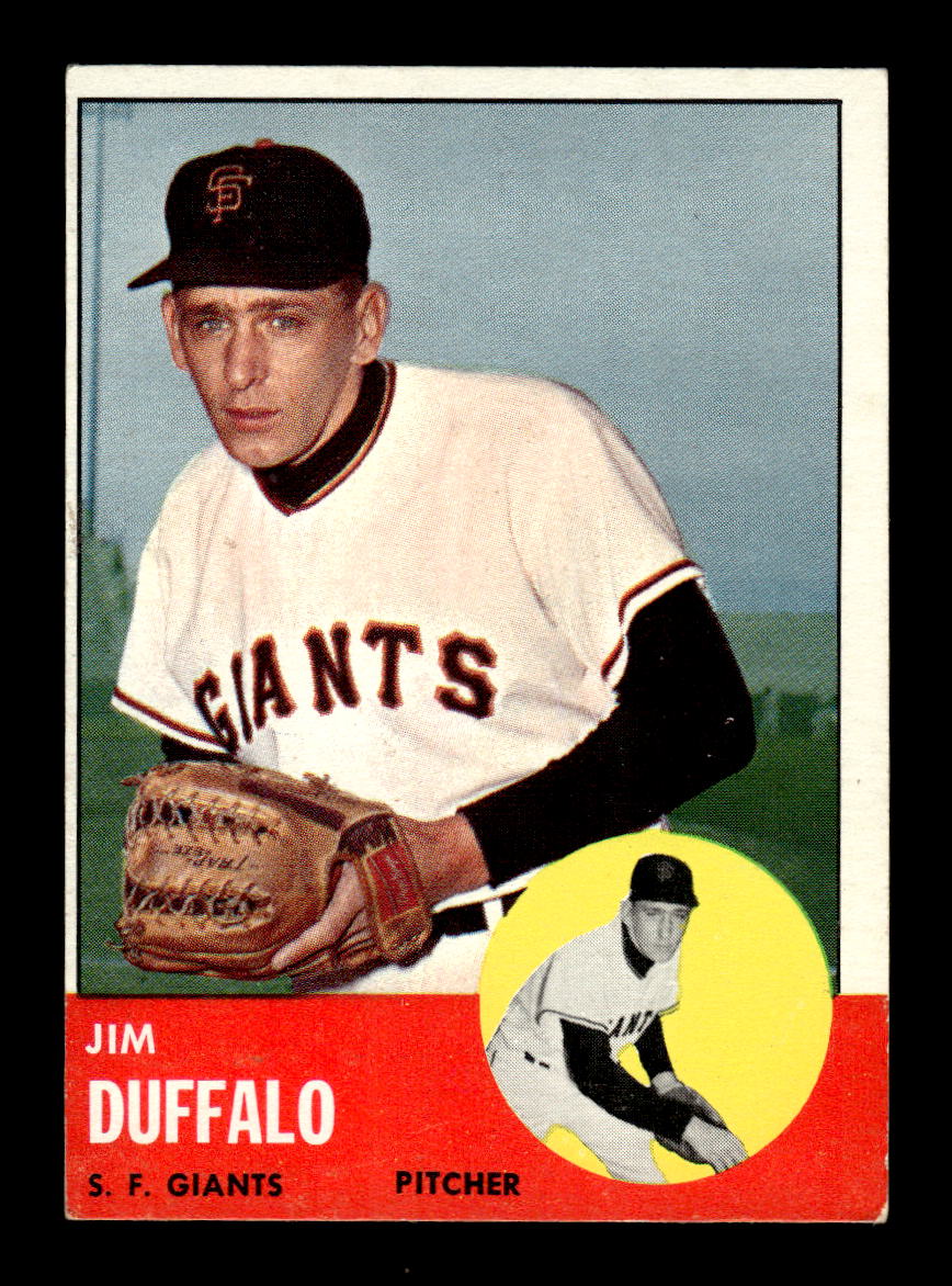 1963 Topps #567 Jim Duffalo - High # Excellent HOF-10003363