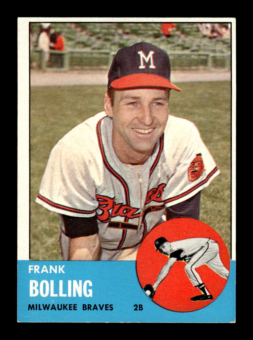 1963 Topps #570 Frank Bolling - High # Excellent HOF-10003366