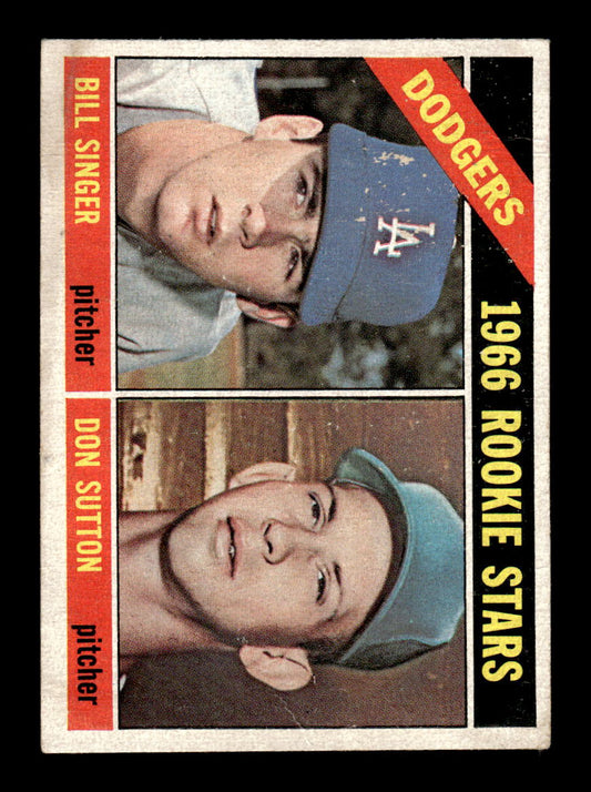 1966 Topps #288 Rookie Stars Singer Don Sutton) RC G/VG HOF-10003372