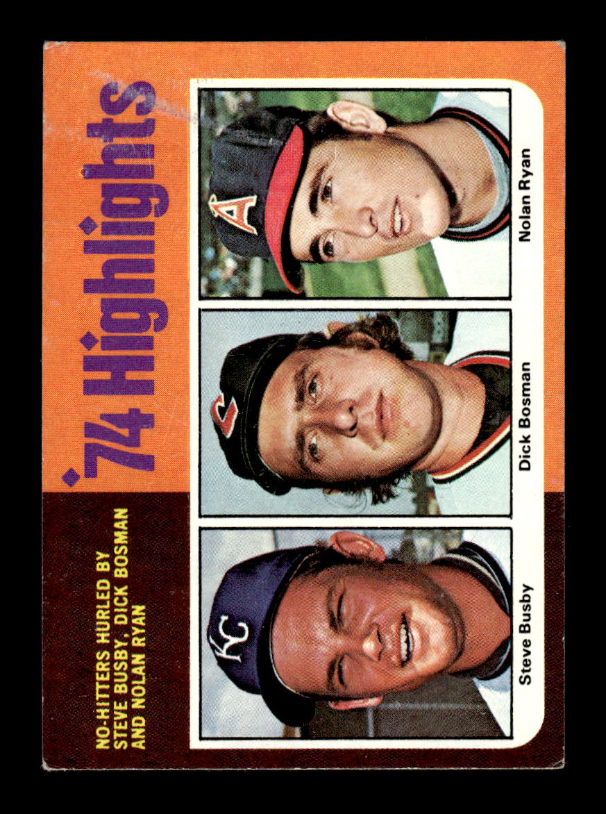1975 Topps #7 Nolan Ryan HL Excellent HOF-10003374
