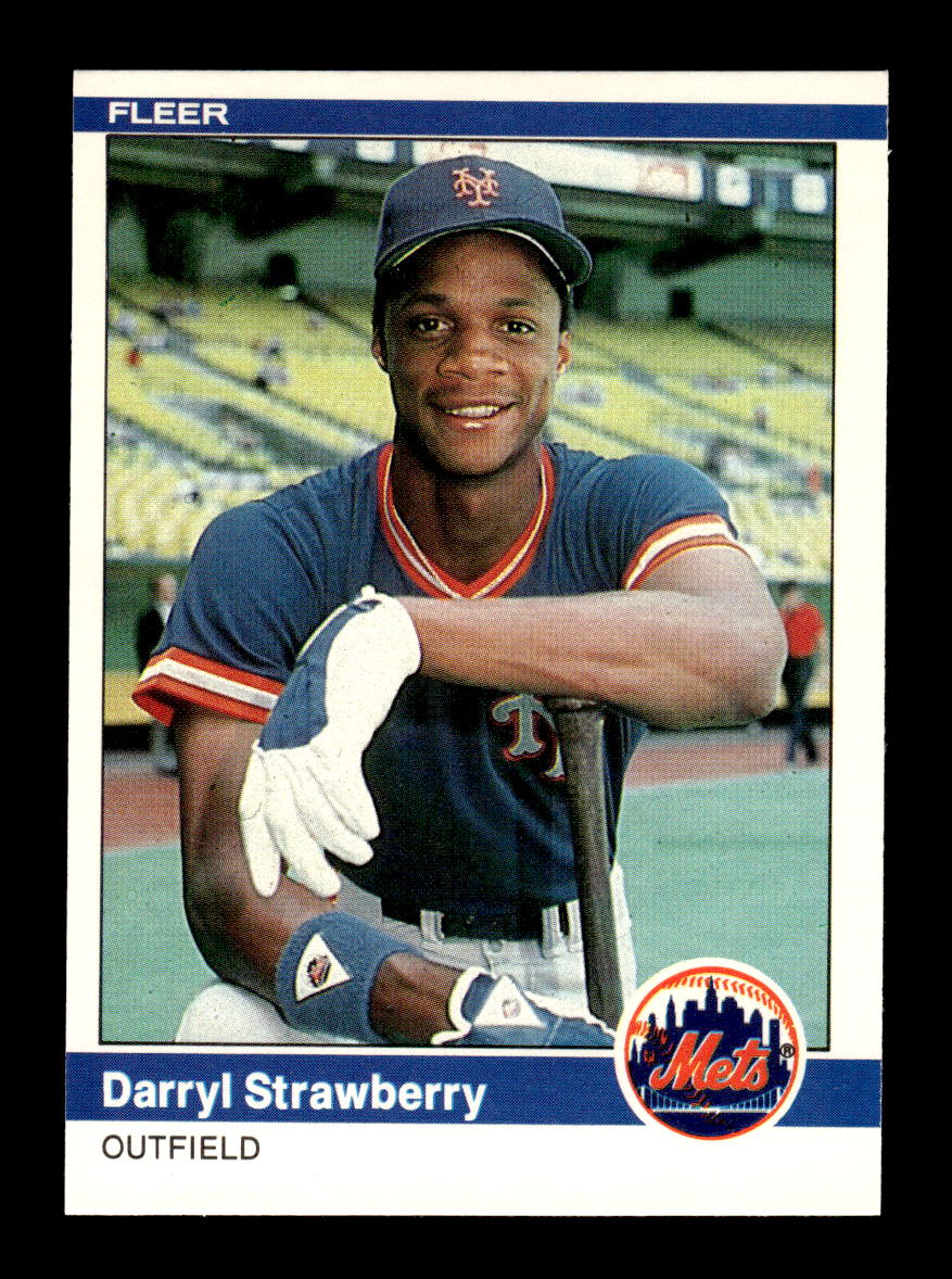 1984 Fleer #599 Darryl Strawberry Near Mint or Better HOF-10003379