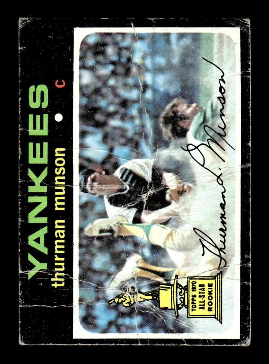 1971 Topps #5 Thurman Munson Poor HOF-10003386