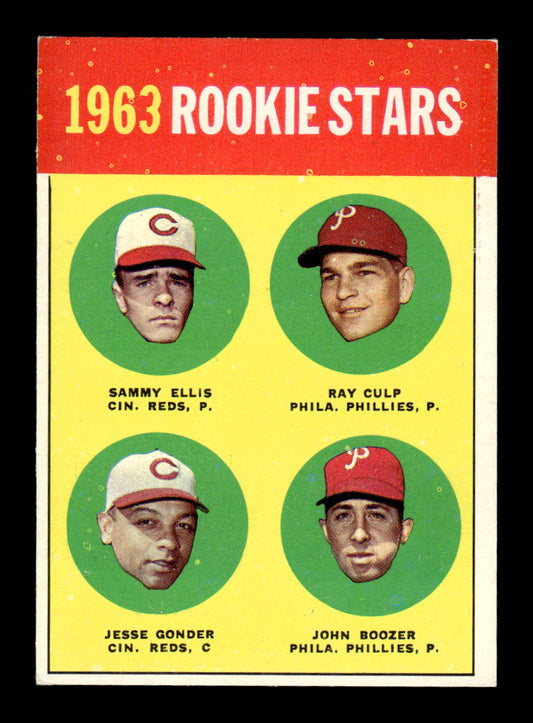 1963 Topps #29 Ellis/Culp/Boozer/Gonder Rookie Stars 1963 EX HOF-10003390