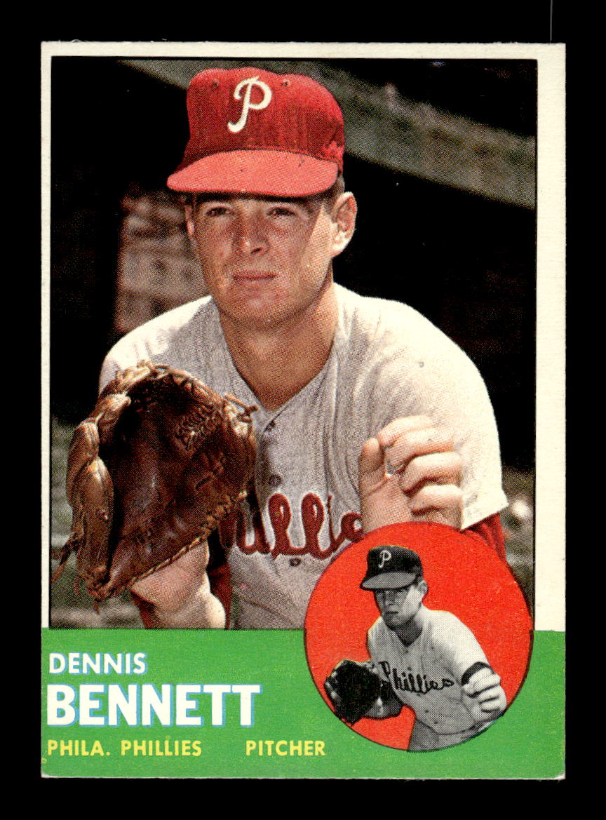 1963 Topps #56 Dennis Bennett Excellent HOF-10003393