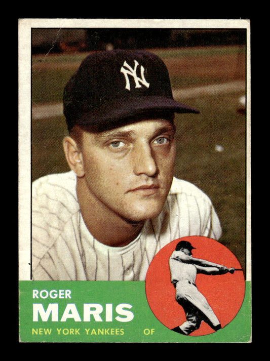 1963 Topps #120 Roger Maris Very Good (Crease) HOF-10003396