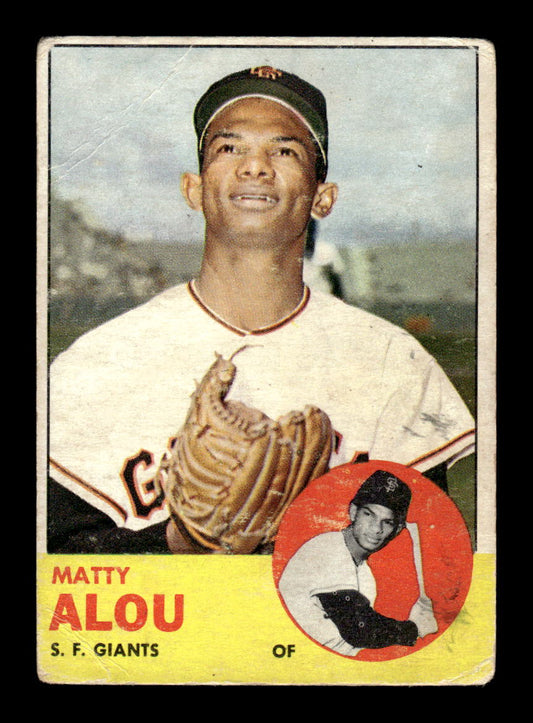 1963 Topps #128 Matty Alou Poor HOF-10003397