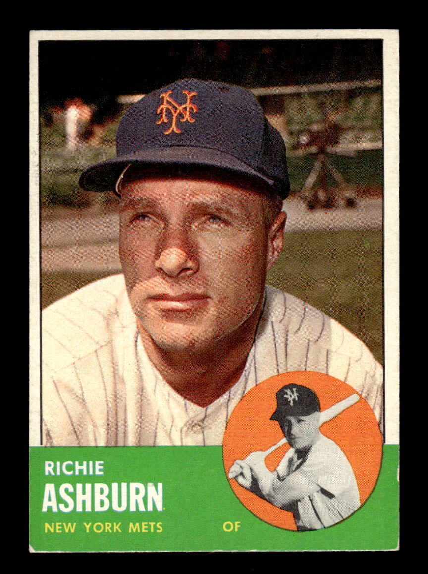 1963 Topps #135 Richie Ashburn Excellent HOF-10003398