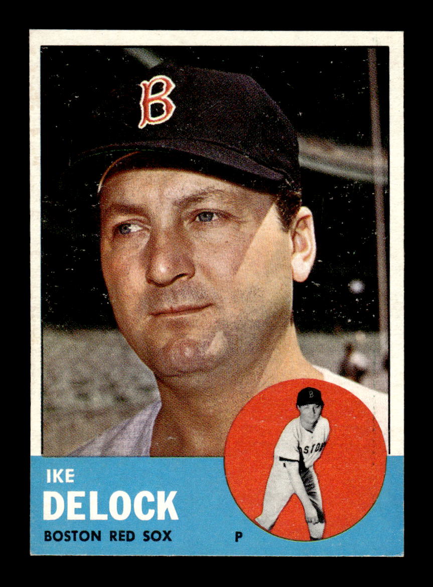1963 Topps #136 Ike Delock Excellent HOF-10003399