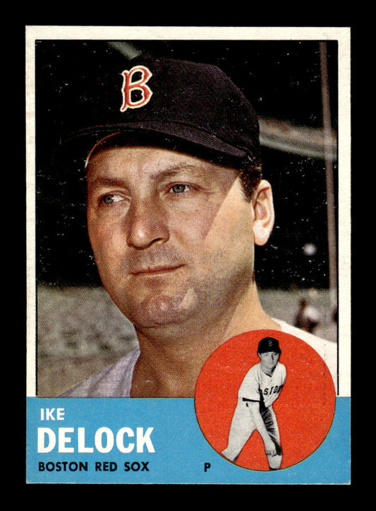 1963 Topps #136 Ike Delock Excellent HOF-10003399