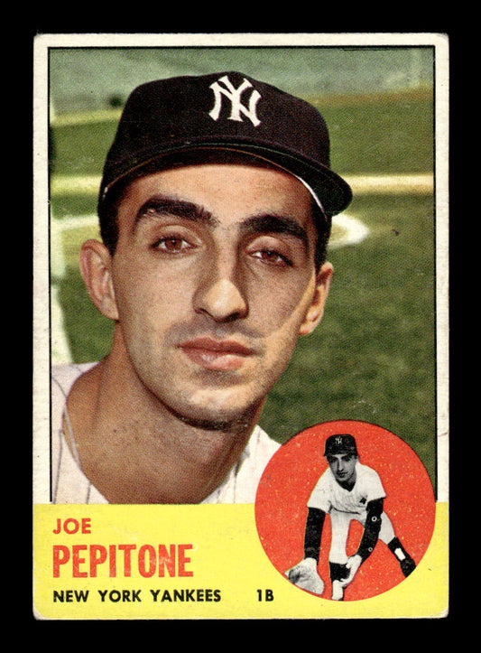 1963 Topps #183 Joe Pepitone Very Good HOF-10003402