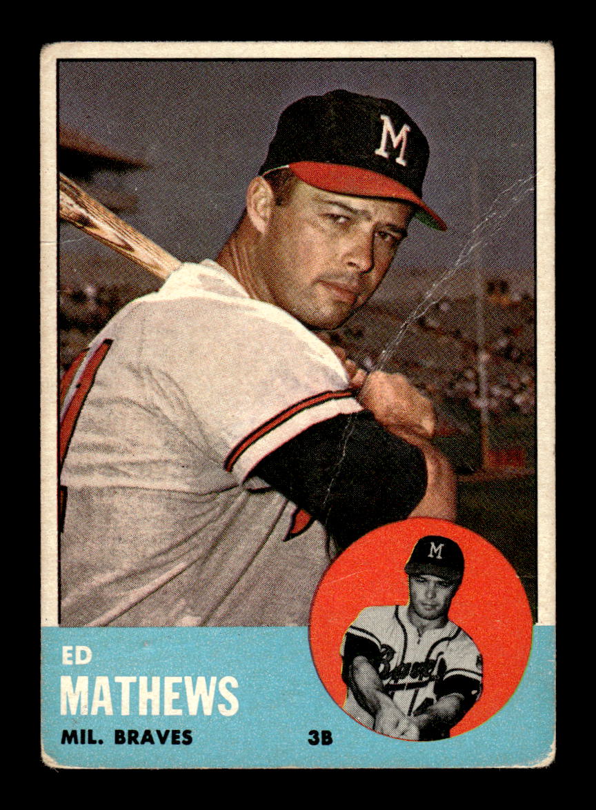 1963 Topps #275 Ed Mathews Poor HOF-10003406