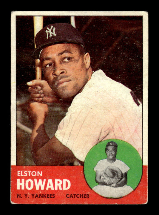 1963 Topps #60 Elston Howard Very Good HOF-10003408