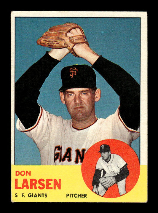 1963 Topps #163 Don Larsen Excellent HOF-10003412