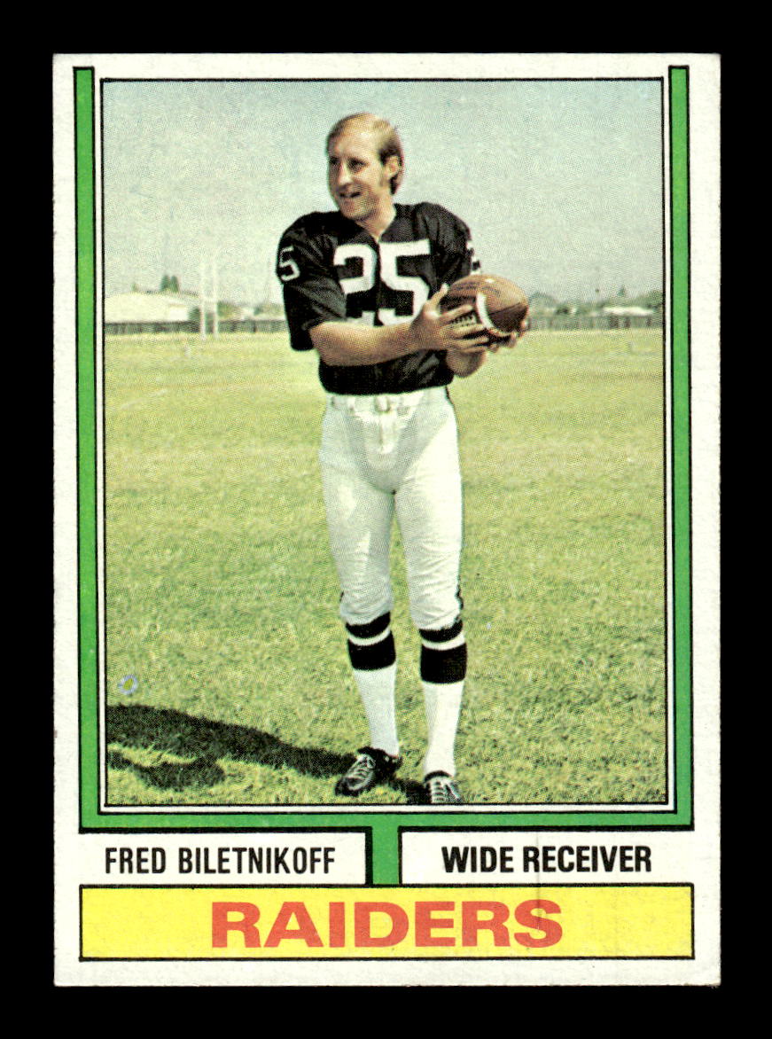 1974 Topps #490 Fred Biletnikoff Excellent HOF-10003446