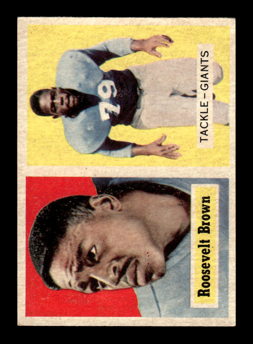 1957 Topps #11 Roosevelt Brown Excellent HOF-10003457