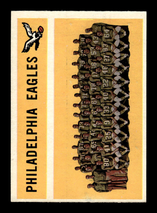 1960 Topps #92 Philadelphia Eagles Excellent HOF-10003458