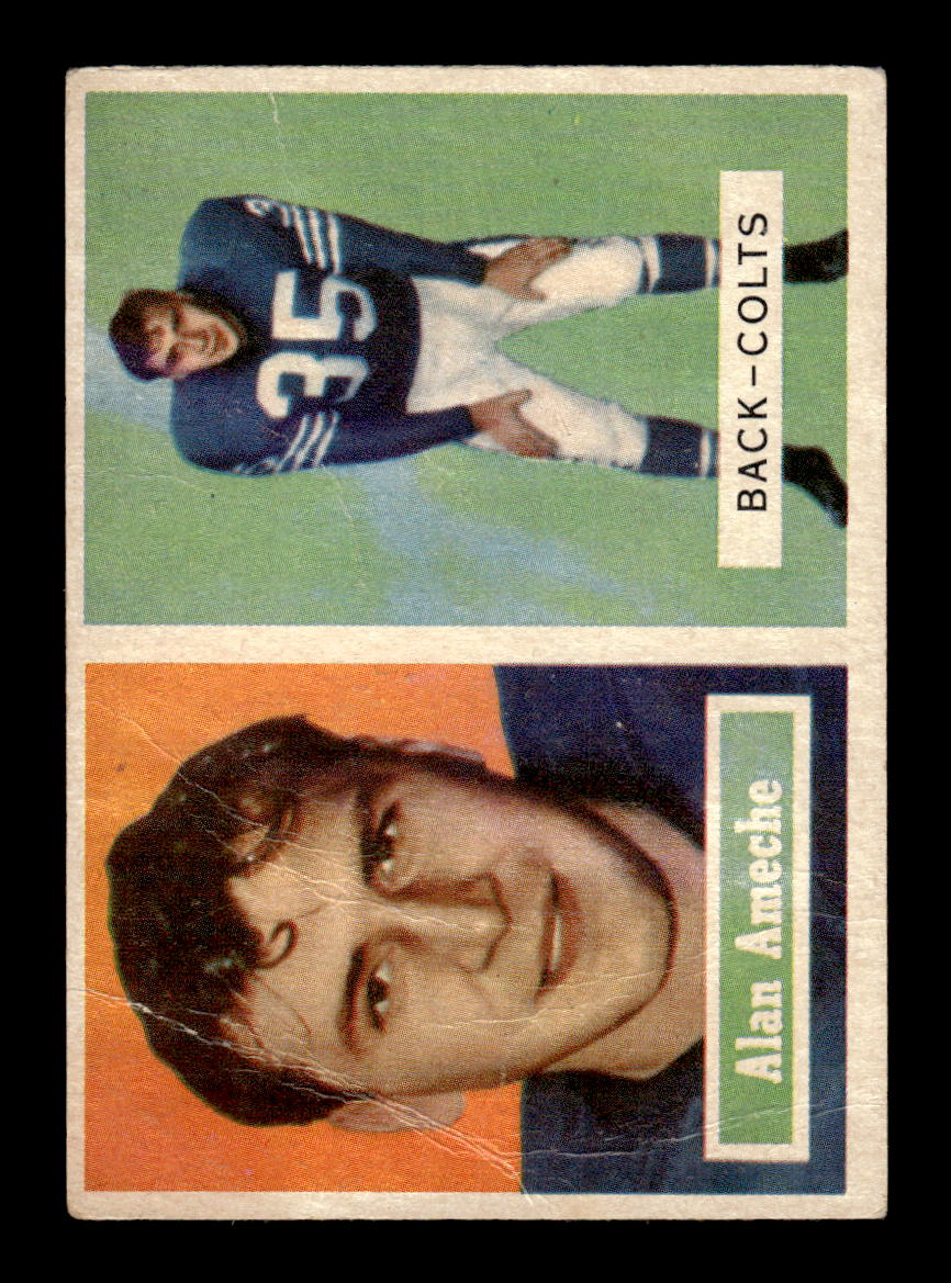 1957 Topps #53 Alan Ameche Poor HOF-10003459