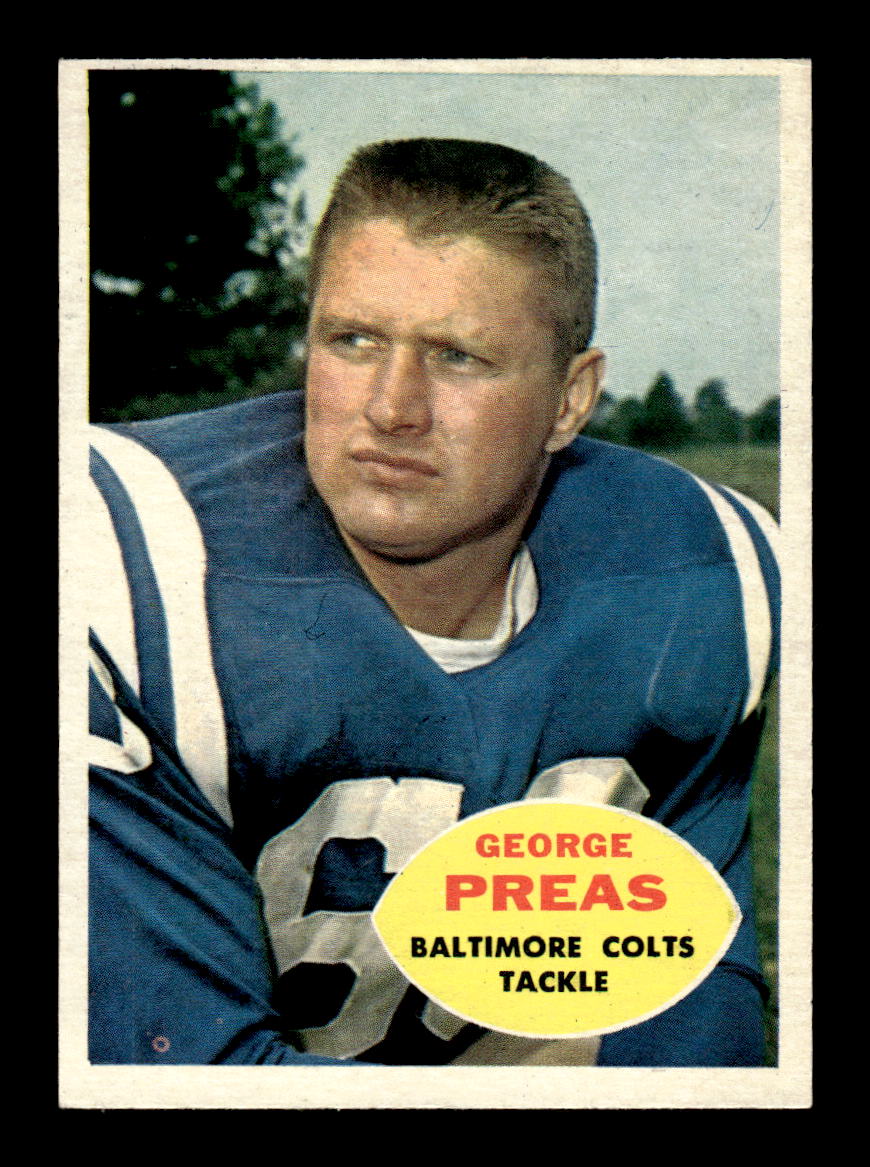 1960 Topps #6 George Preas Excellent HOF-10003462
