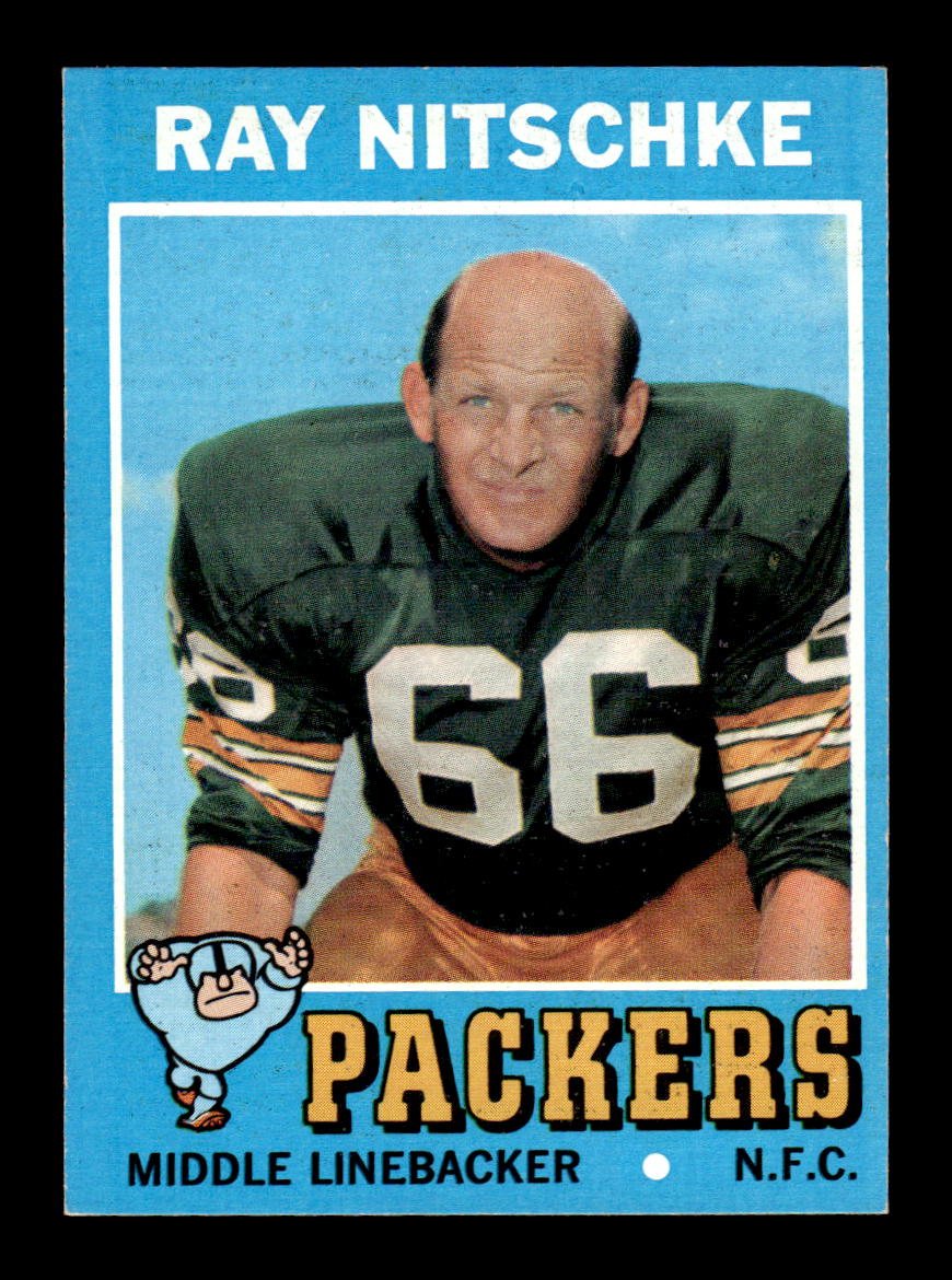 1971 Topps #133 Ray Nitschke Near Mint or Better HOF-10003467