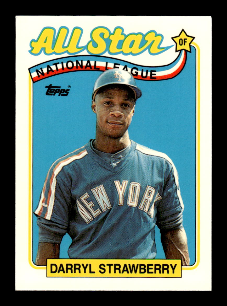 1989 Topps #390 Darryl Strawberry Tiffany Near Mint or Better HOF-10003482