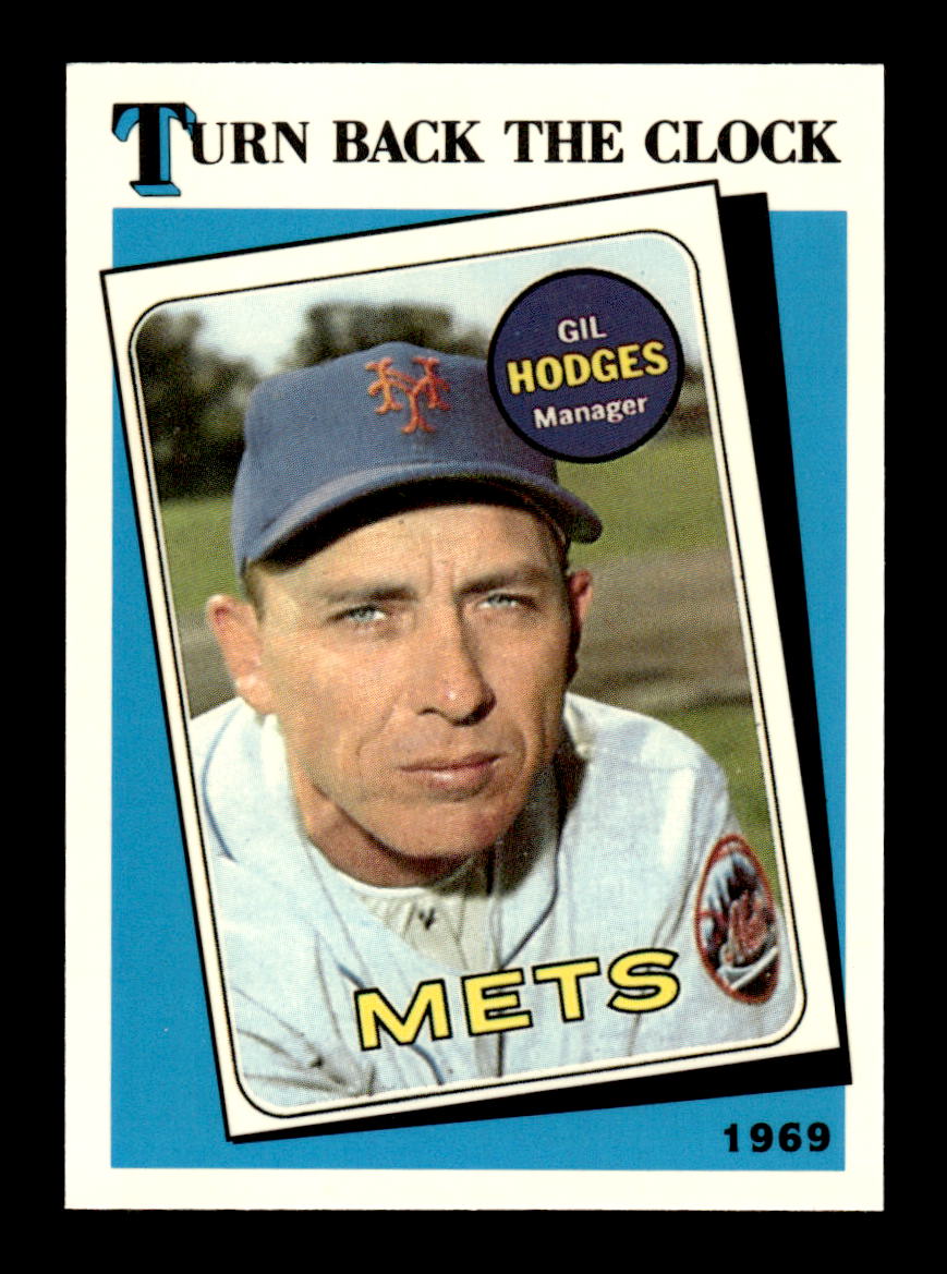 1989 Topps #664 Gil Hodges Tiffany Near Mint or Better HOF-10003483