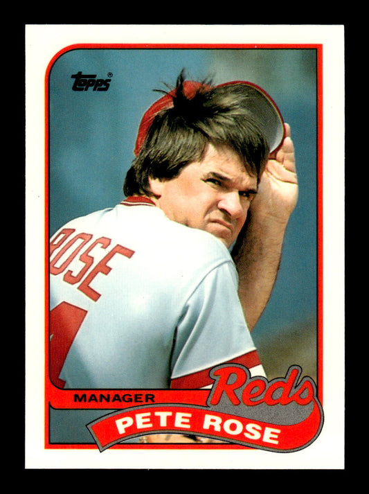 1989 Topps #505 Pete Rose Tiffany Near Mint or Better HOF-10003486