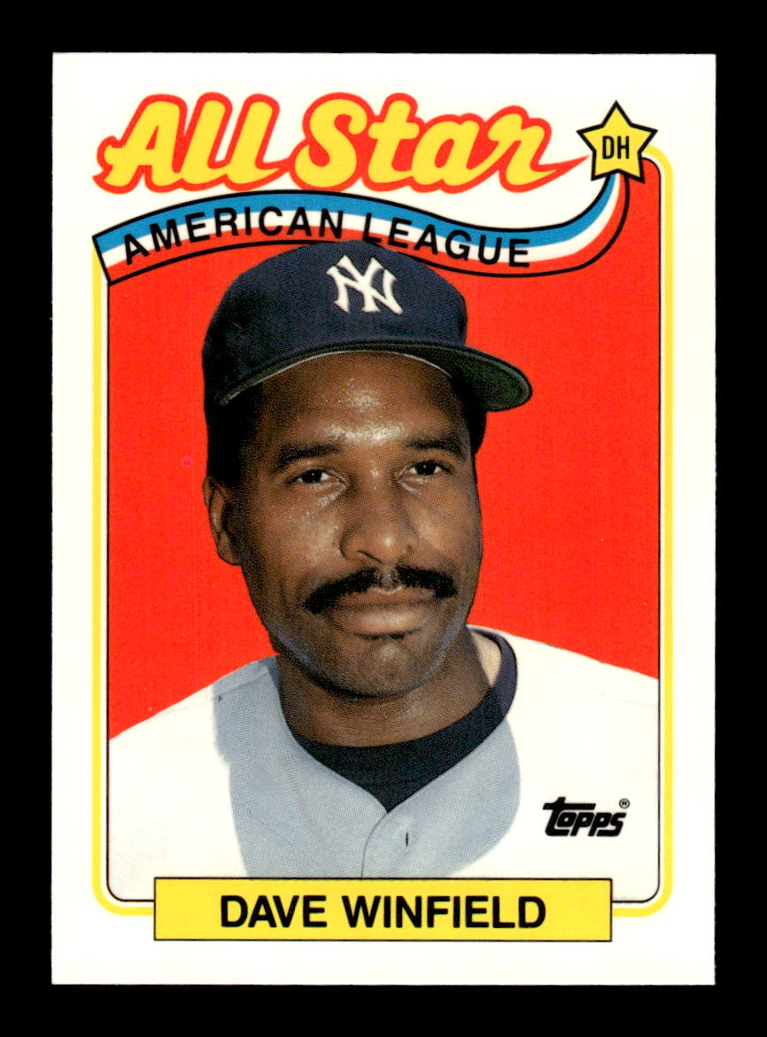 1989 Topps #407 Dave Winfield Tiffany Near Mint or Better HOF-10003492