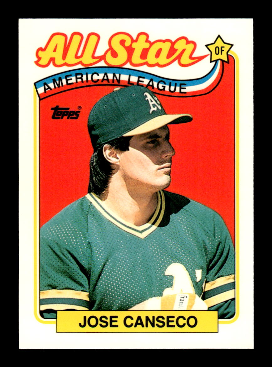 1989 Topps #401 Jose Canseco Tiffany Near Mint or Better HOF-10003494