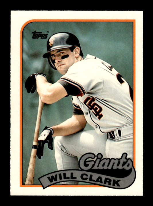 1989 Topps #660 Will Clark Tiffany Near Mint or Better HOF-10003497