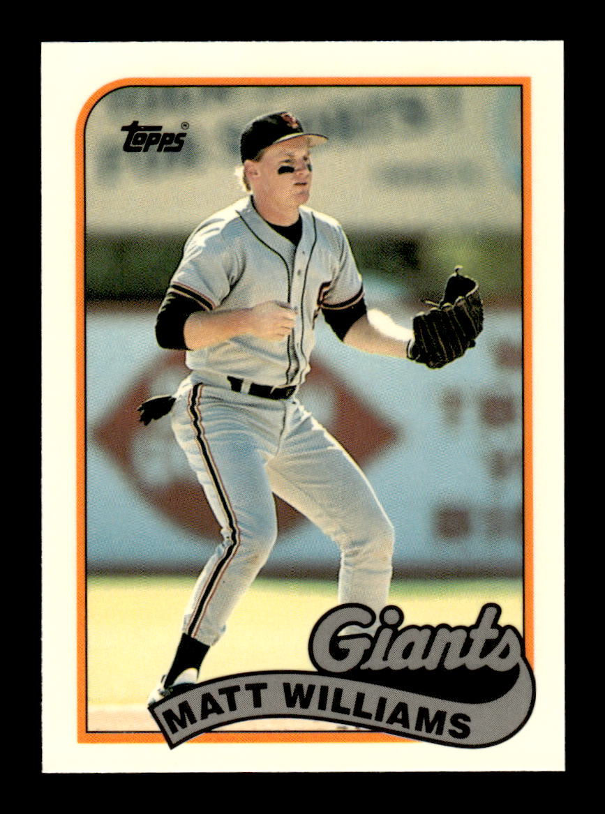1989 Topps #628 Matt Williams Tiffany Near Mint or Better HOF-10003500