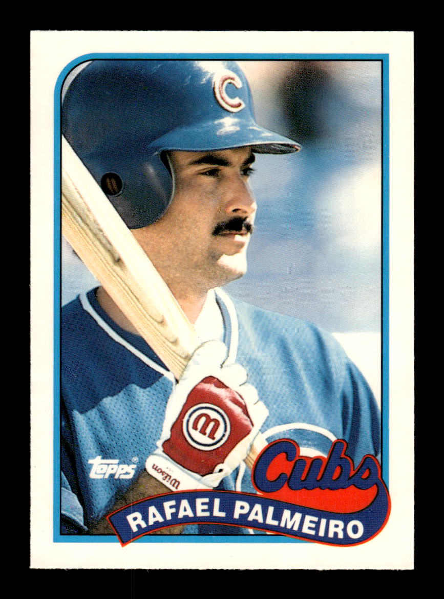 1989 Topps #310 Rafael Palmeiro Tiffany Near Mint or Better HOF-10003503