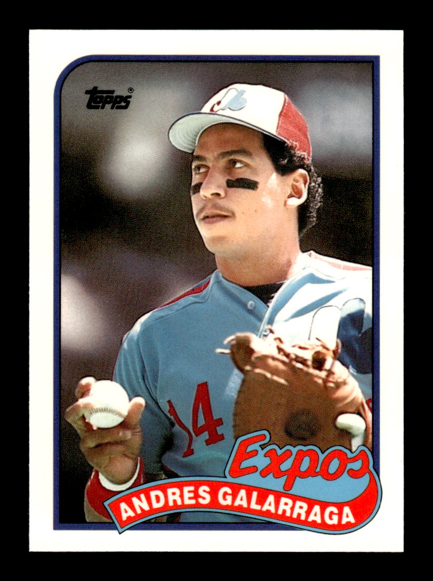 1989 Topps #590 Andres Galarraga Tiffany Near Mint or Better HOF-10003509