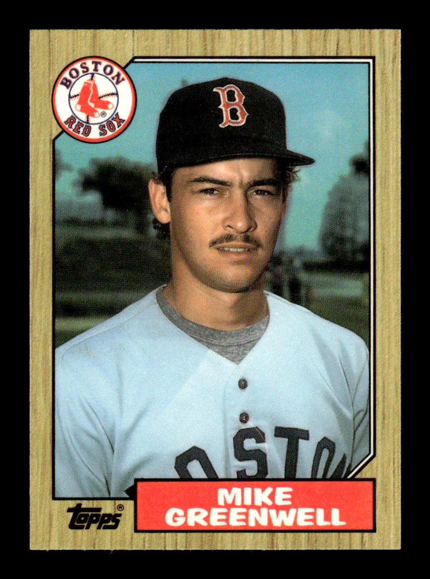 1987 Topps #259 Mike Greenwell Collector's Edition Tiffany NM HOF-10003517