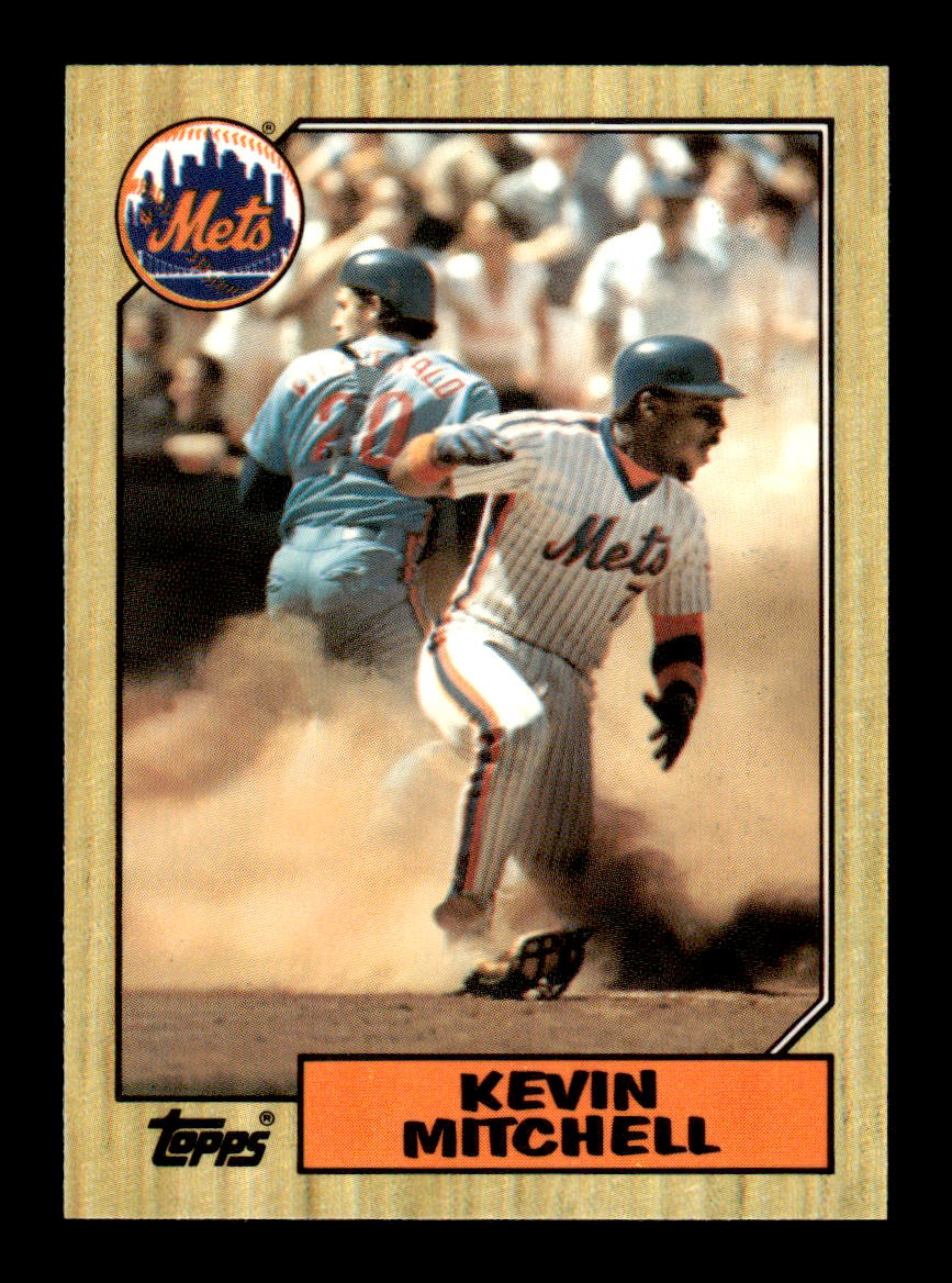 1987 Topps #653 Kevin Mitchell Collector's Edition Tiffany NM HOF-10003518