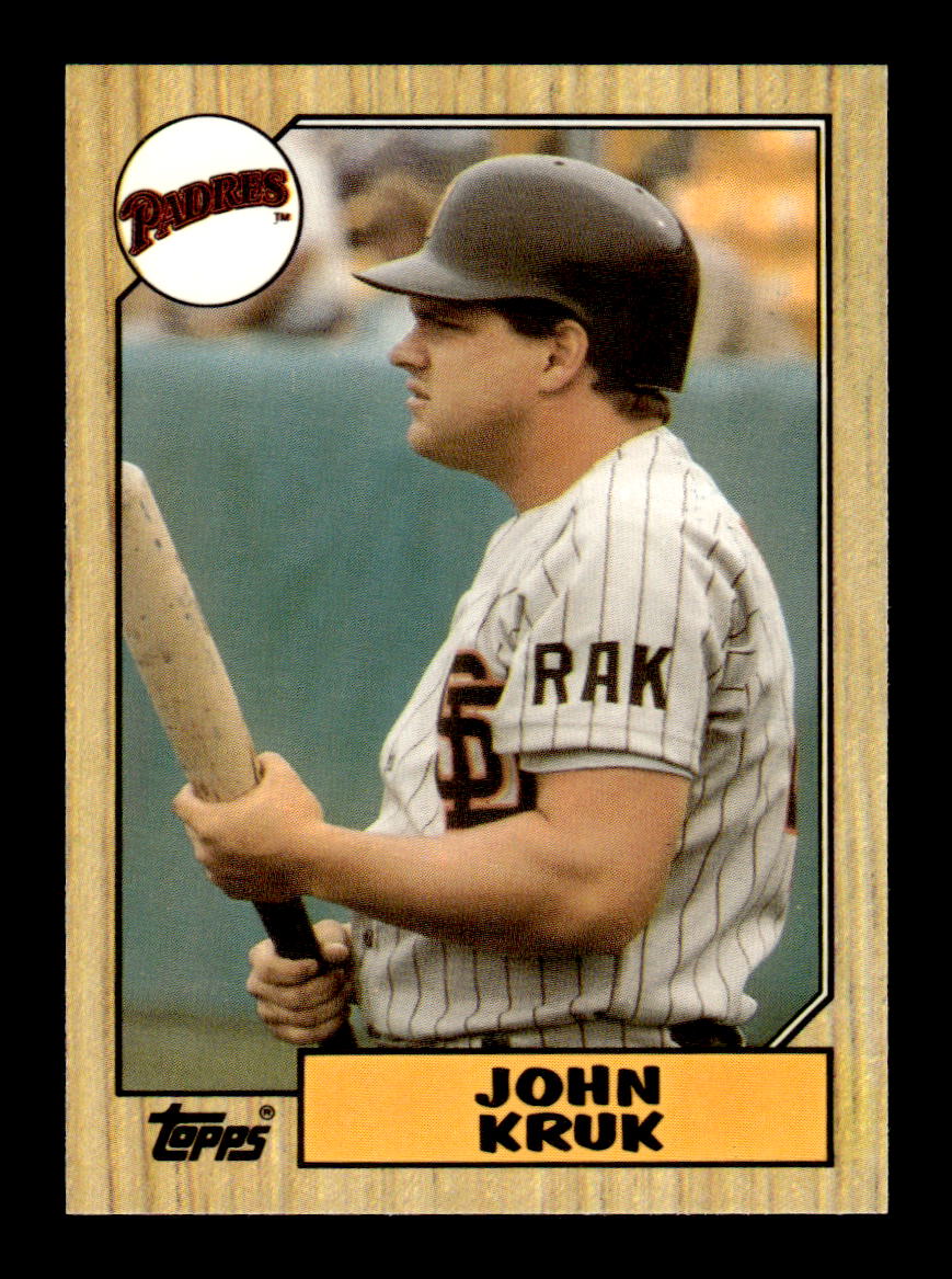 1987 Topps #123 John Kruk Collector's Edition Tiffany NM HOF-10003520