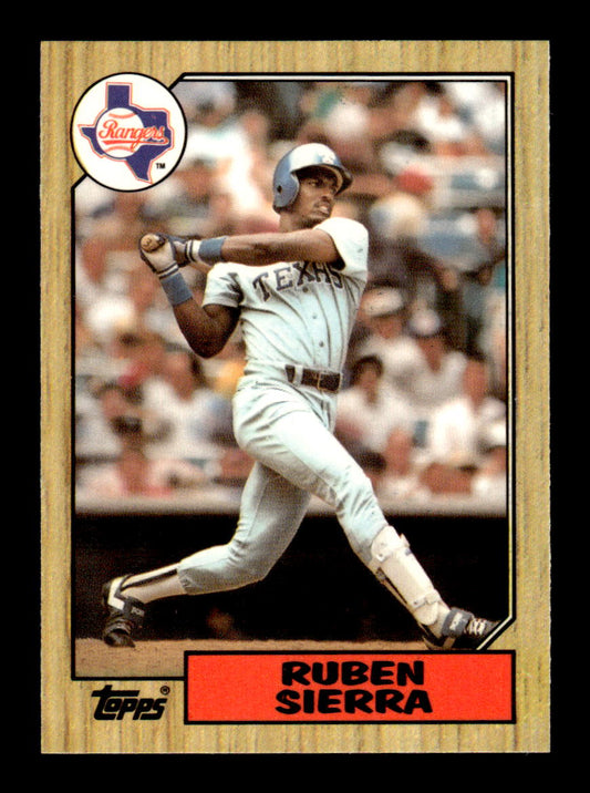 1987 Topps #261 Ruben Sierra Collector's Edition Tiffany NM HOF-10003524