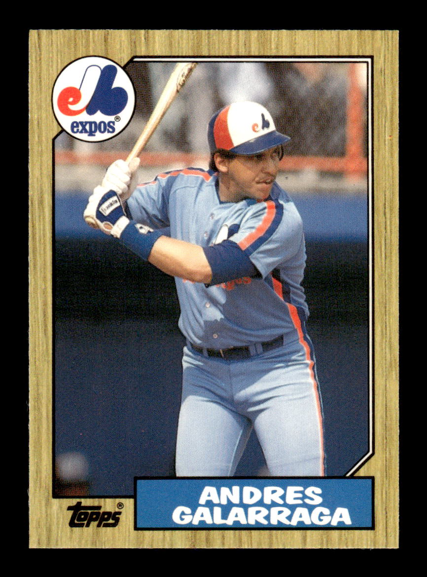 1987 Topps #272 Andres Galarraga Collector's Edition Tiffany NM HOF-10003525