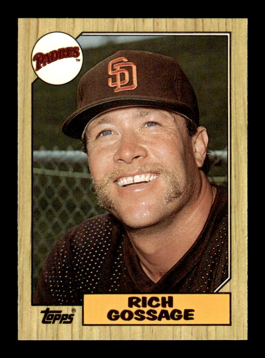 1987 Topps #380 Rich Gossage Collector's Edition Tiffany NM HOF-10003527