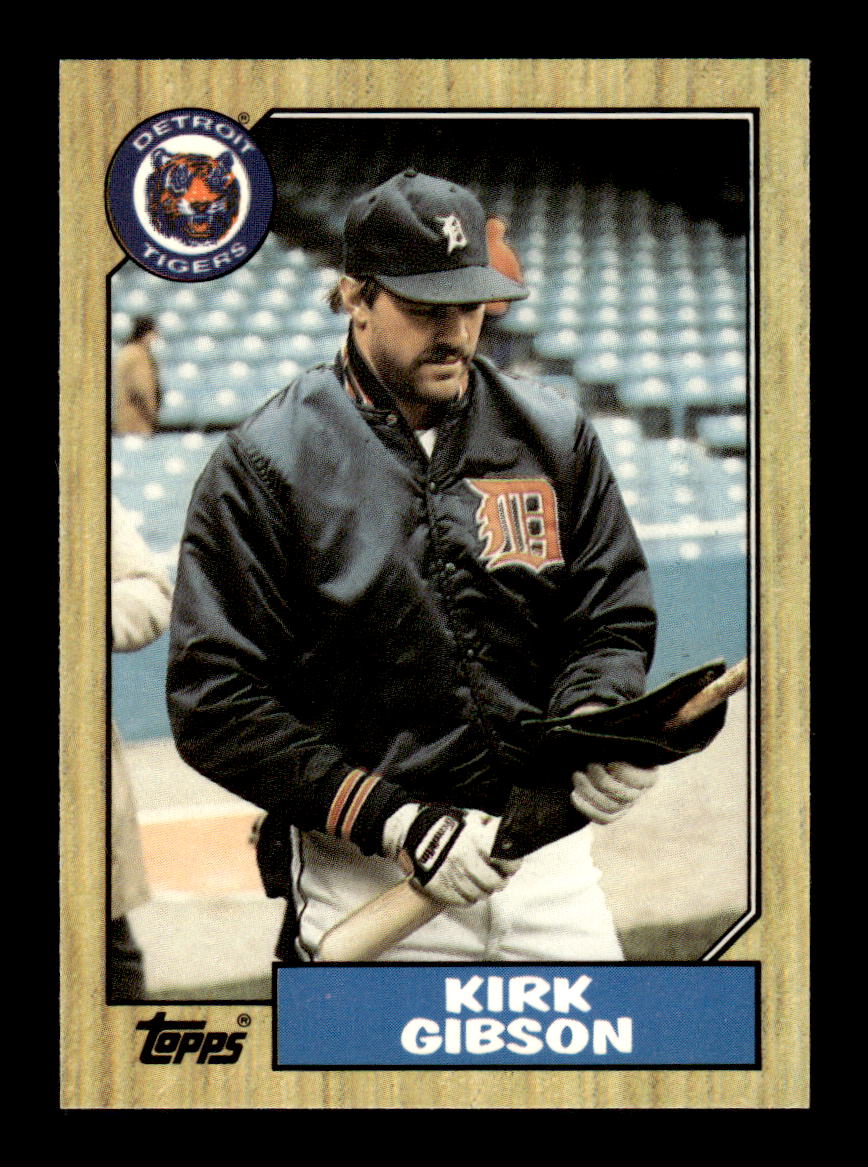 1987 Topps #765 Kirk Gibson Collector's Edition Tiffany NM HOF-10003529